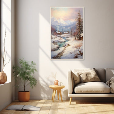Peinture Neige Hiver